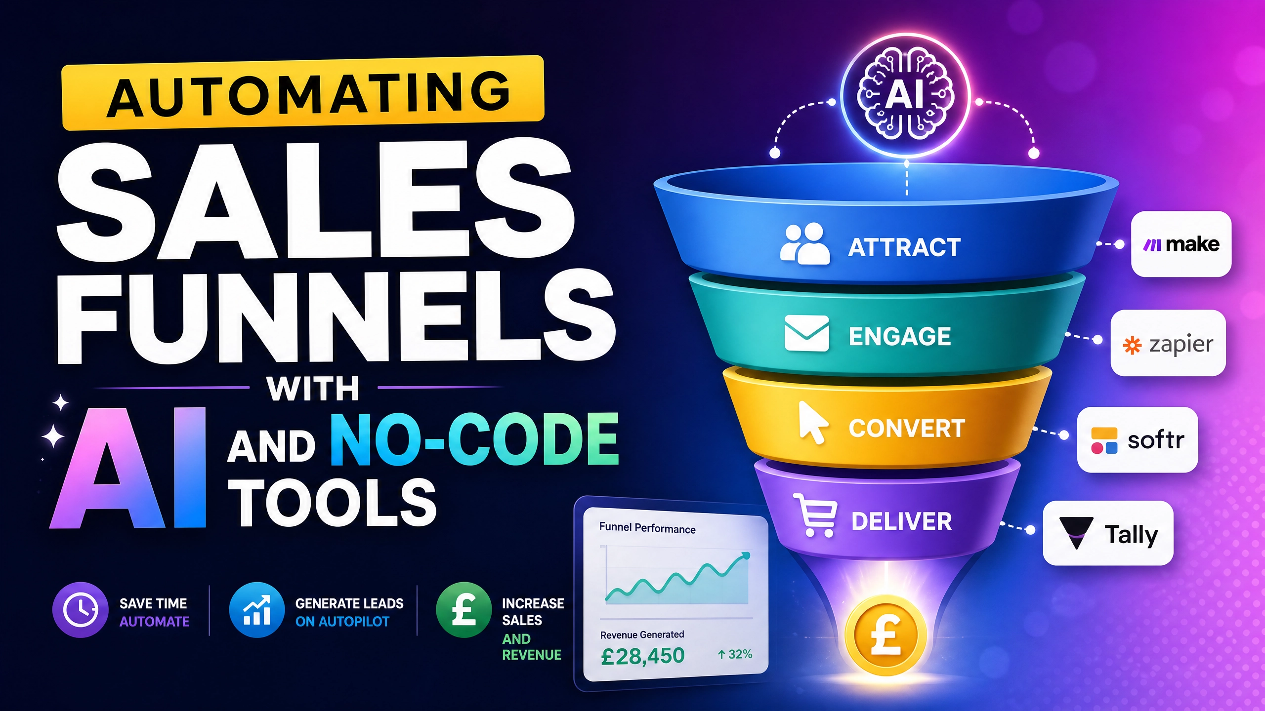 Automating Sales Funnels with AI and No-Code Tools: Scale Your Business Effortlessly