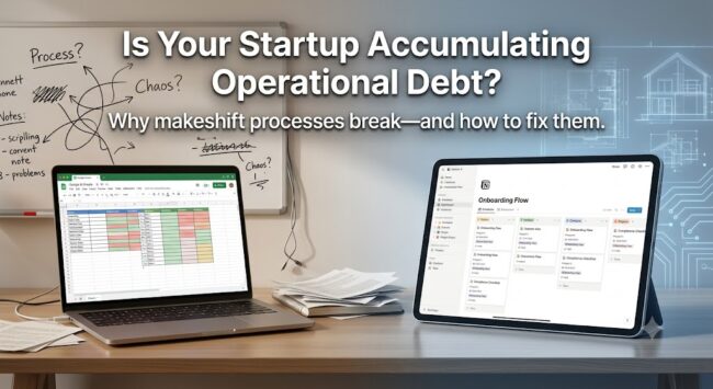 Operational Debt Operational Debt = Why Your Startup’s Processes Are Already Breaking